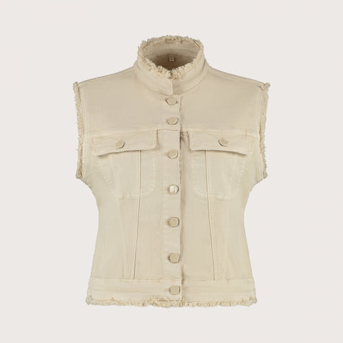 Ginny Gilet | Cream