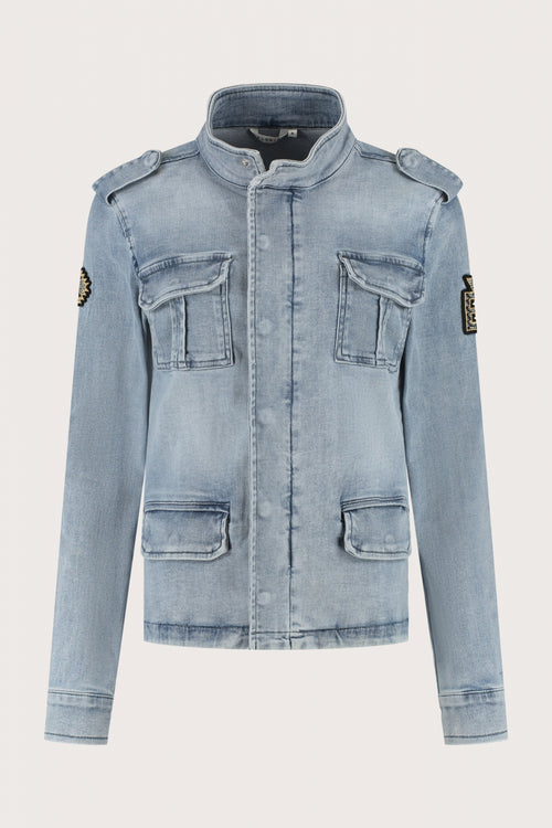 Johnny Jacket | Bleached Denim