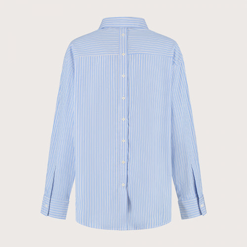 Valerie Blouse | Blue Stripe