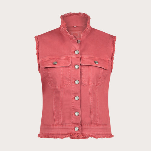 Ginny Gilet | Poppy Red